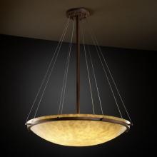  CLD-9694-35-DBRZ-LED-6000 - 36" Round Pendant Bowl w/ Ring