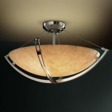  CLD-9712-35-MBLK-LED-5000 - 24" Semi-Flush Bowl w/ Crossbar