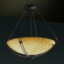  CLD-9722-35-DBRZ - 24" Pendant Bowl w/ Crossbar