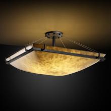  CLD-9784-25-DBRZ-LED-6000 - 36" Square Semi-Flush Bowl w/ Ring