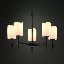  CNDL-8410-14-CREM-MBLK - Union 5-Light Chandelier