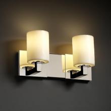  CNDL-8922-10-CREM-CROM-LED2-1400 - Modular 2-Light LED Bath Bar