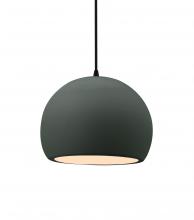  CER-6530-PWGN-MBLK-BKCD - Small Globe 1-Light Pendant