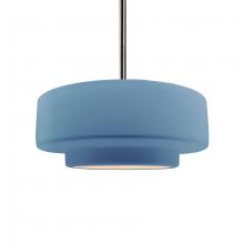  CER-6543-SKBL-NCKL-RIGID - Medium Tier 1-Light Pendant