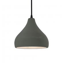  CER-6560-PWGN-MBLK-BKCD - Small Droplet 1-Light Pendant