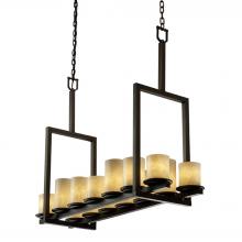  CLD-8764-10-DBRZ - Dakota 14-Light Bridge Chandelier (Tall)