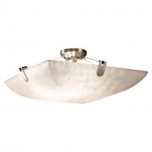  CLD-9612-25-NCKL - 24" Semi-Flush Bowl w/ U-Clips