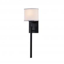  FAB-4401-WHTE-MBLK - Alpine ADA 1-Light Wall Sconce