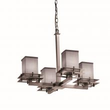  FAB-8100-15-GRAY-NCKL - Metropolis 4-Light Chandelier