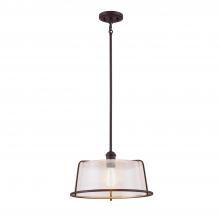  FSN-4424-SEED-DBRZ - Revere 16" 1-Light Pendant