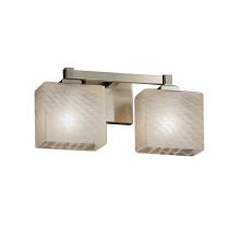  FSN-8432-55-WEVE-NCKL-LED2-1400 - Regency 2-Light LED Bath Bar