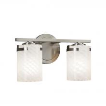  FSN-8452-10-WEVE-NCKL-LED2-1400 - Atlas 2-Light LED Bath Bar