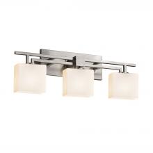  FSN-8703-55-OPAL-NCKL-LED3-2100 - Aero 3-Light LED Bath Bar