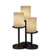  FSN-8797-10-WEVE-DBRZ-LED3-2100 - Dakota 3-Light LED Table Lamp