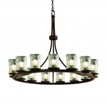  GLA-8715-16-CLRT-DBRZ - Dakota 15-Light 1-Tier Ring Chandelier