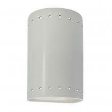  CER-0995W-MAT - Small Cylinder w/ Perfs - Open Top & Bottom (Outdoor)