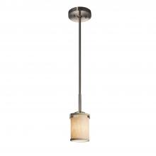  FAB-8455-10-CREM-NCKL - Atlas 1-Light Mini-Pendant