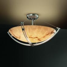  FAL-9711-35-MBLK-LED-3000 - 18" Semi-Flush Bowl w/ Crossbar