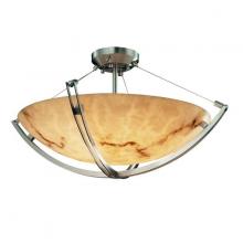  FAL-9714-35-MBLK-LED-6000 - 36" Semi-Flush Bowl w/ Crossbar