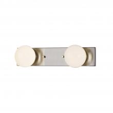  FSN-4042-CLOP-NCKL - Luna 2-Light LED Bath Bar