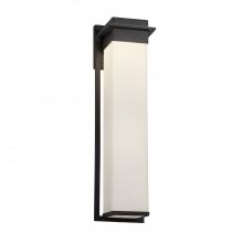  FSN-7545W-OPAL-MBLK - Pacific 24" LED Outdoor Wall Sconce