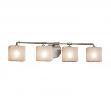  FSN-8464-55-WEVE-NCKL - Bronx 4-Light Bath Bar