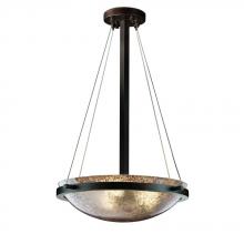  FSN-9691-35-MROR-DBRZ-LED-3000 - 18" Round Pendant Bowl w/ Ring