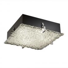  GLA-5555-LACE-NCKL-LED-2000 - Clips 12" Square Flush-Mount