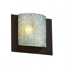  GLA-5560-LACE-DBRZ-LED-1000 - Framed Square 3-Sided Wall Sconce (ADA)