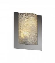  GLA-5562-LACE-MBLK-LED-2000 - Framed Rectangle 3-Sided Wall Sconce (ADA)