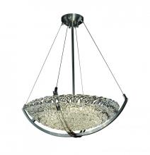  GLA-9722-35-LACE-MBLK-LED-5000 - 24" Pendant Bowl w/ Crossbar