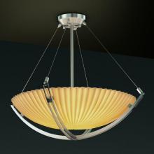  PNA-9722-35-PLET-NCKL-LED-5000 - 24" Pendant Bowl w/ Crossbar