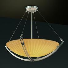  PNA-9722-35-WFAL-MBLK-LED-5000 - 24" Pendant Bowl w/ Crossbar