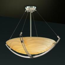  PNA-9729-35-WAVE-MBLK-LED-9000 - 60" Pendant Bowl w/ Crossbar