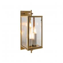  1150-AG-CL - Back Bay Outdoor Wall Lights - Aged Brass