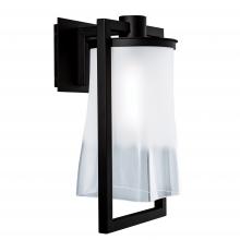  1196-MB-FR - Drape Outdoor Wall Light - Matte Black