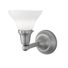  8124-BN-SO - Coventry 1 Lt Vanity Sconce - Brushed Nickel