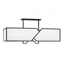  8171-MB-WS - Moiselle Linear Chandelier - Matte Black