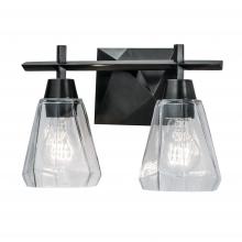  8282-ADB-CL - Arctic Vanity Light - Acid Dipped Black