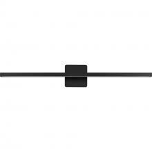  P300450-31M-CS - Phase 5 Collection 32 in. Black Slim Modern 3CCT Integrated LED Linear Vanity Light