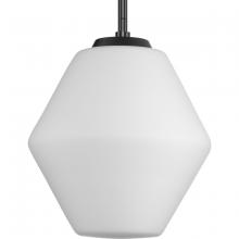  P500409-31M - Copeland Collection One-Light Matte Black Mid-Century Modern Pendant