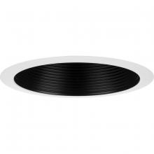  P806000-031 - 6" Black Recessed Step Baffle Trim for 6" Housing (P806N series)