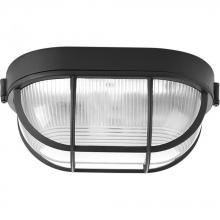  P3706-31 - One-Light Bulkhead 6-3/8" Flush Mount