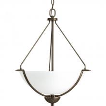  P3912-20W - Bravo Collection Three-Light Inverted Pendant