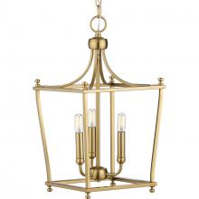  P500213-109 - Parkhurst Collection Brushed Bronze Three-Light Foyer