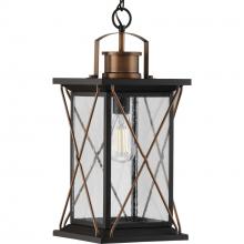  P550068-020 - Barlowe Collection Antique Bronze One-Light Hanging Lantern