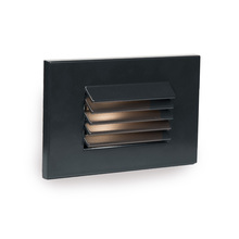  WL-LED120F-C-BK - LED Horizontal Louvered Step and Wall Light