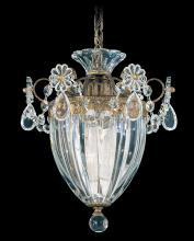  1241-40 - Bagatelle 1 Light 120V Mini Pendant in Polished Silver with Clear Heritage Handcut Crystal