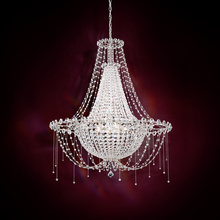 Schonbek 1870 CM8334N-401R - Chrysalita 8 Light 120V Pendant in Polished Stainless Steel with Radiance Crystal