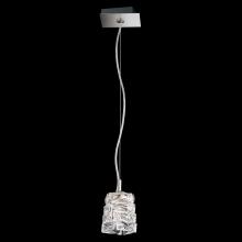  STW310N-SS1S - Glissando 12IN LED 120V Mini Pendant in Stainless Steel with Crystals from Swarovski®